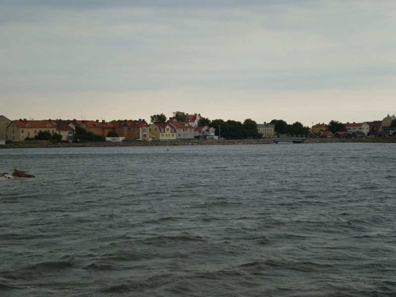 Kalmar, Widok na miasto z morza